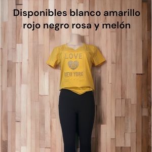 Blusa algodón amarilla roja blanca